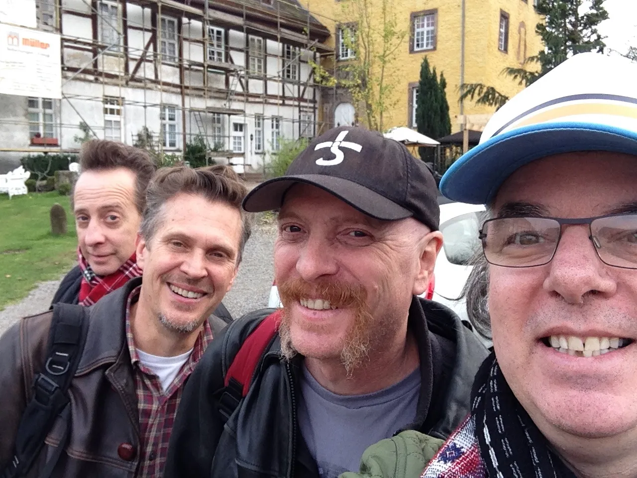 Steve with the Del-Lords in Germany